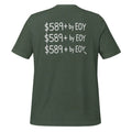 $589 XRPL shirt, $589 by EOY tee, XRP lore merch, subtle XRPL apparel, 589 prophecy shirt, Off-Chain Clothing, gray man crypto wear, XRP community streetwear