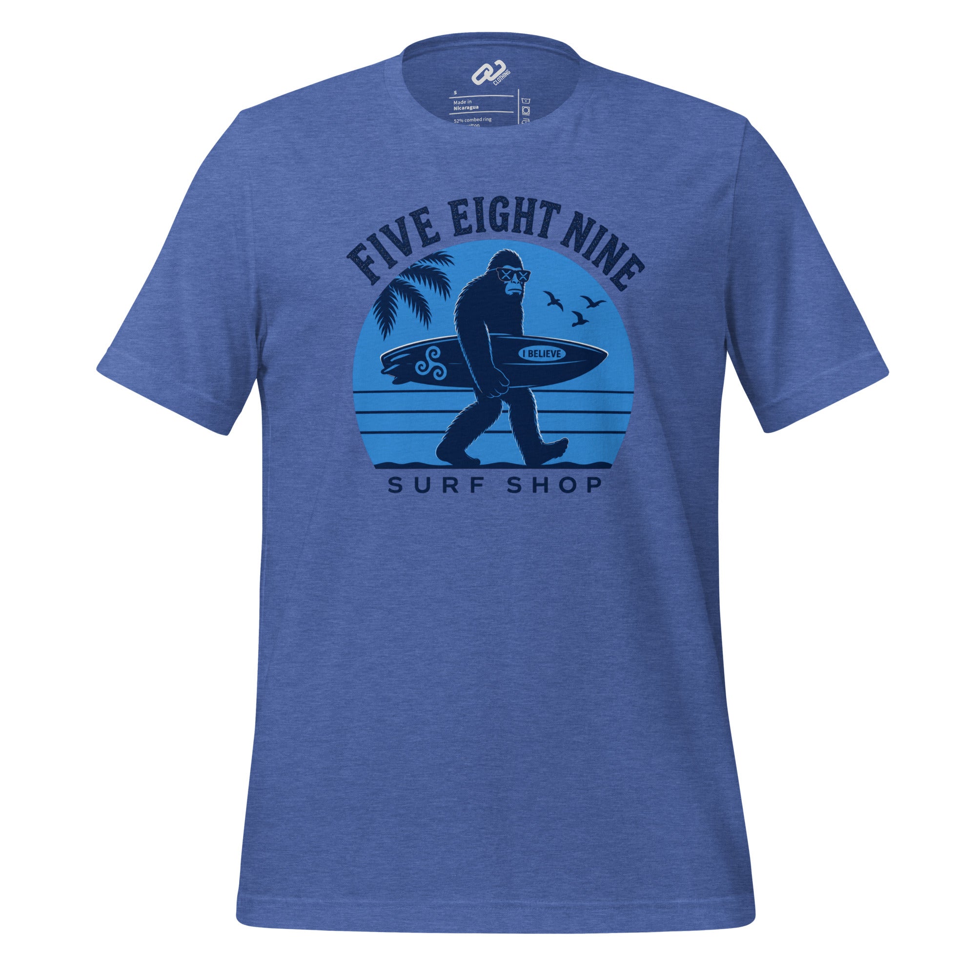 Riding the Waves Shirt – Minimal Surf Graphic Tee | XRP Inspired Streetwear | Crypto Surf Apparel