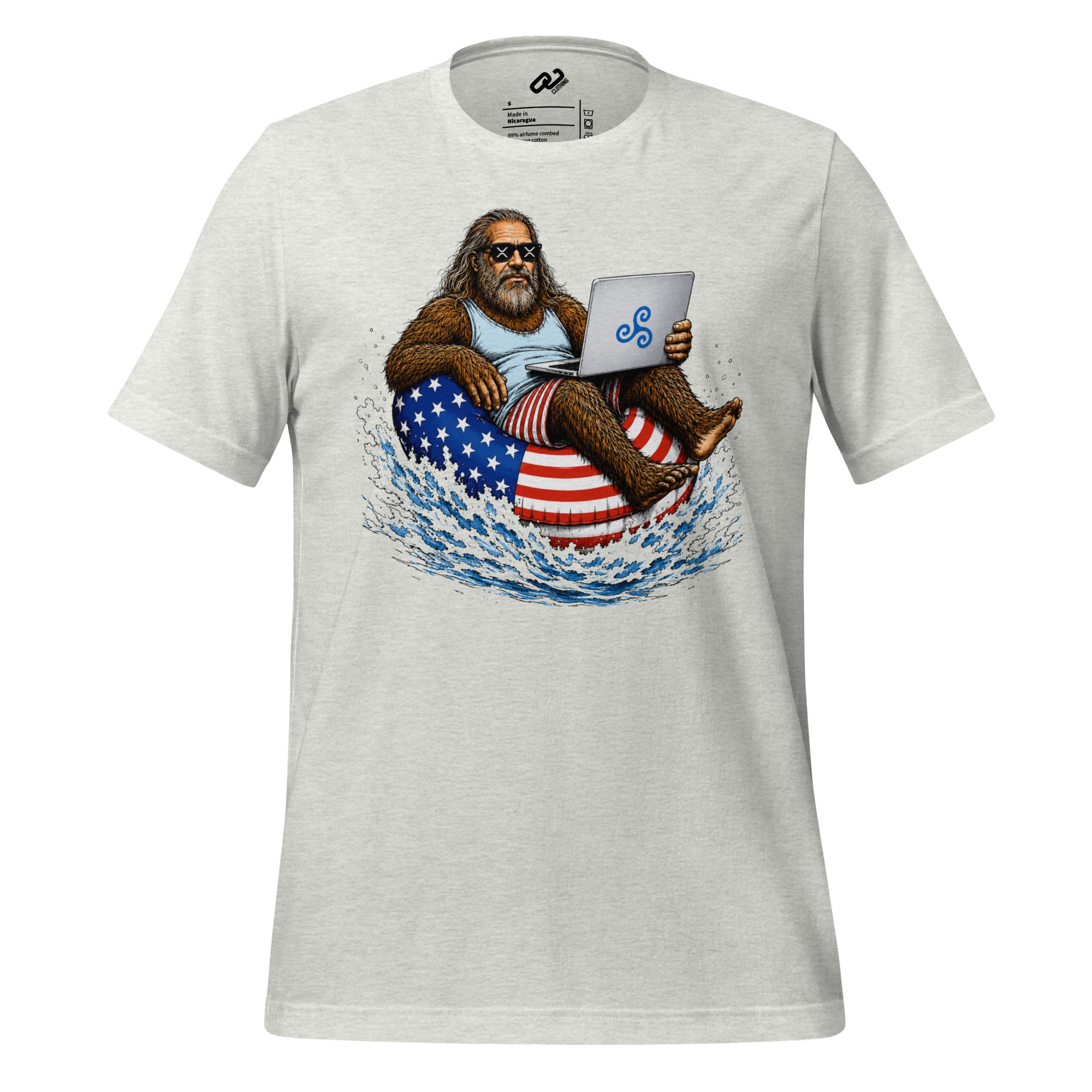 American Liquidity is a premium XRP-inspired crypto shirt featuring subtle XRPL energy, patriotic summer vibes, and laid-back long-term holder culture. Designed for the XRP community and built for those who stayed through every wave.