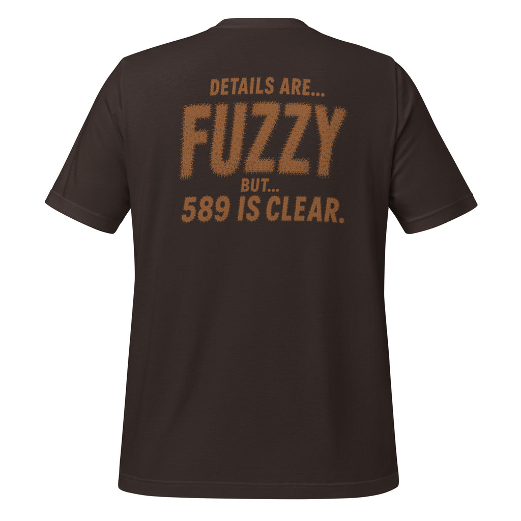 $FUZZY XRPL shirt, Details Are Fuzzy tee, XRP lore apparel, subtle $589 merch, XRPL mystery shirt, Off-Chain Clothing, gray man crypto apparel, quiet conviction tee