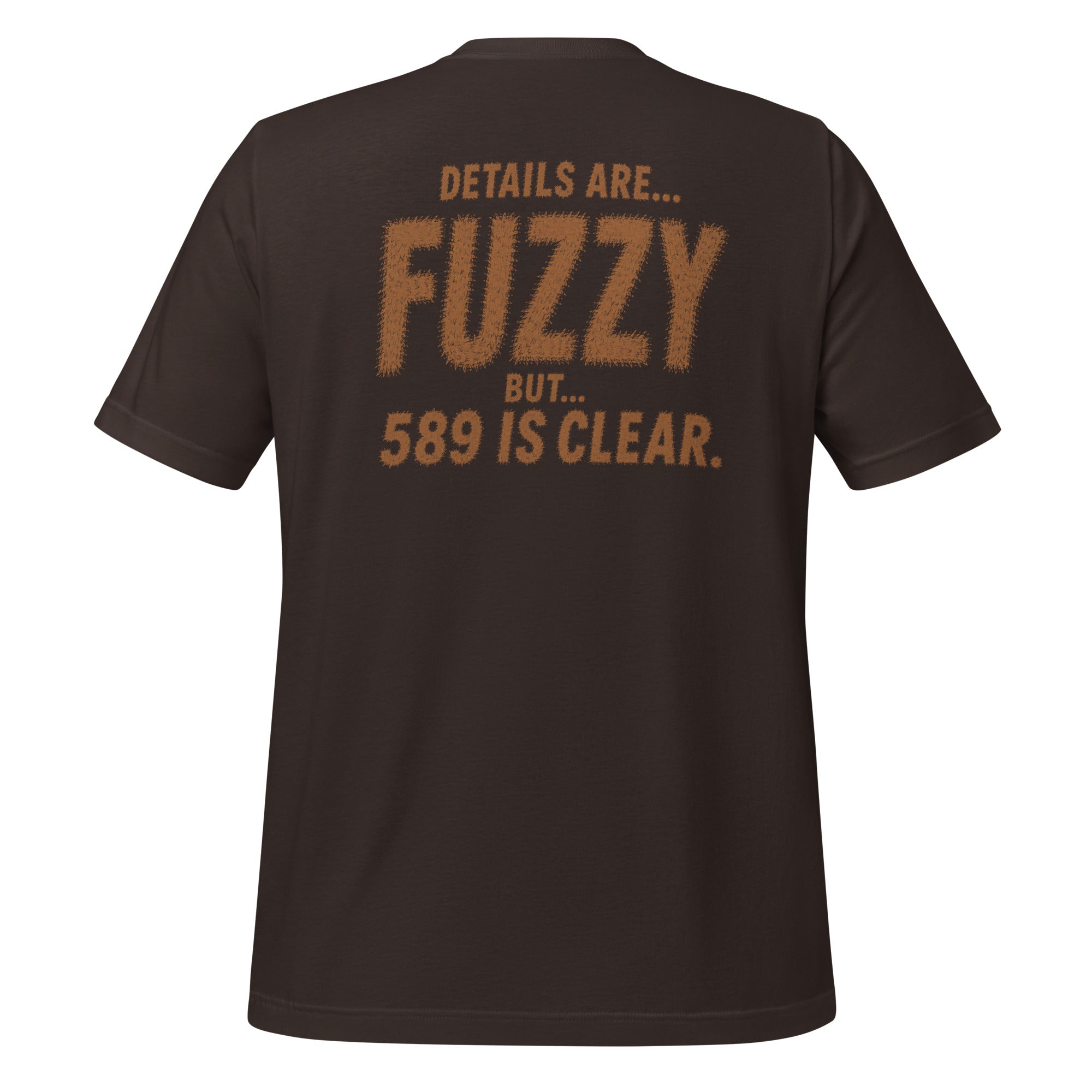 $FUZZY XRPL shirt, Details Are Fuzzy tee, XRP lore apparel, subtle $589 merch, XRPL mystery shirt, Off-Chain Clothing, gray man crypto apparel, quiet conviction tee