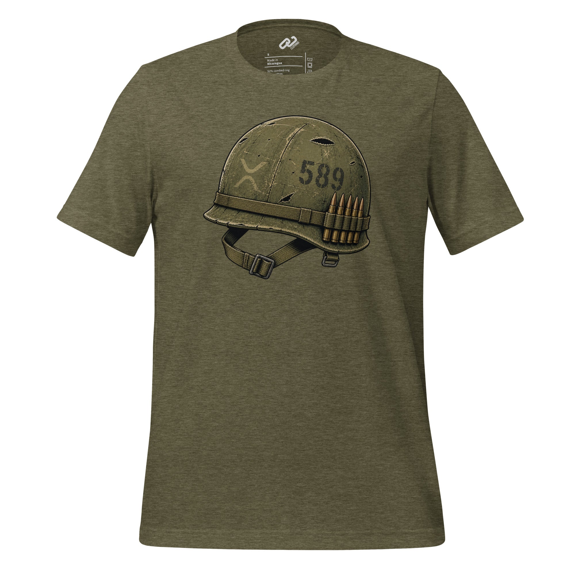 Front Lines XRP Army Shirt | 589 Crypto Streetwear | XRPL Apparel